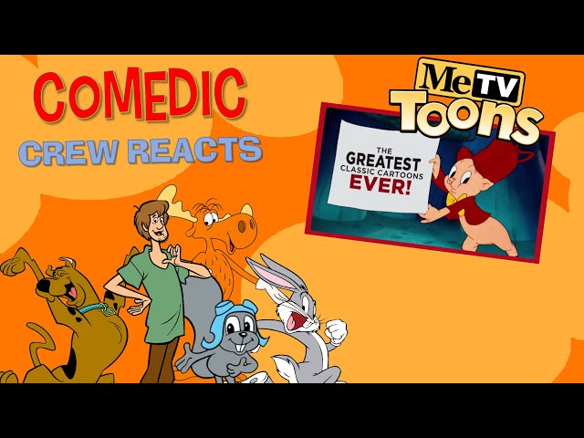 Comedic Crew Reacts: MeTV Toons Teaser Promo