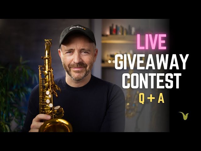 Christmas Giveaway and Better Sax alto Q + A