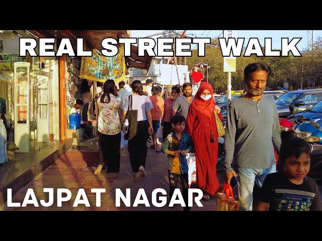 [4K] BEST Market to Walk in Delhi Lajpat Nagar Market | Go to Market for everybody! #delhi