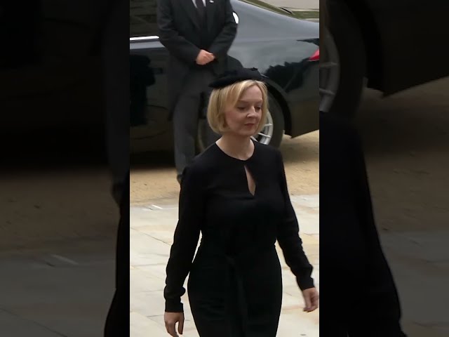 Prime Ministers Past and Present Arrive for Funeral