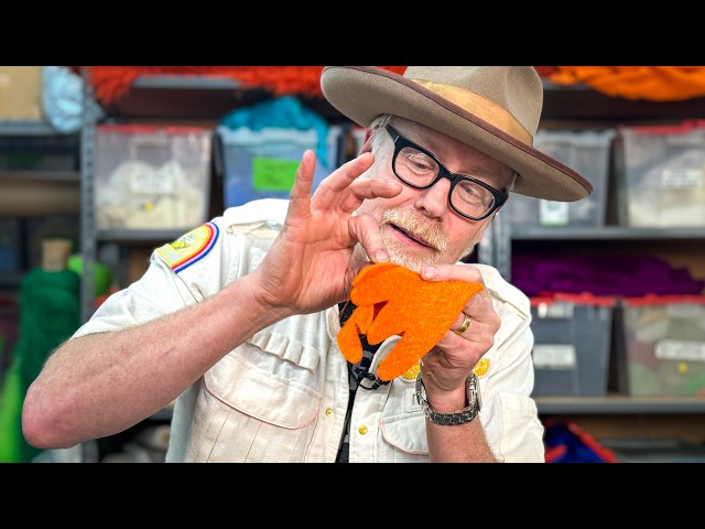 Adam Savage Learns the Infamous "Henson Stitch!" (In Support of @PuppetNerd)