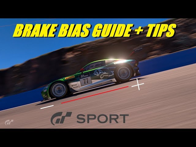 GT Sport A Basic Guide To Brake Bias - Top Tips Part 2