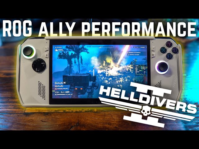 Helldivers 2 ROG Ally Performance - Is This Playable?!