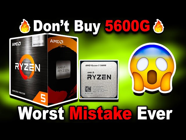 🔥Don't Buy AMD Ryzen 5 5600G🔥Never Combine APU + GPU🔥5600G vs 5600 vs 5600X @KshitijKumar1990