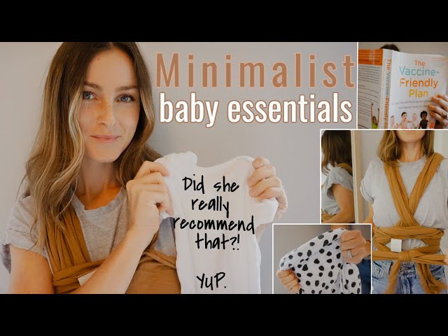 Minimalist Baby Essentials Guide | BARE MINIMUM + Baseball Family