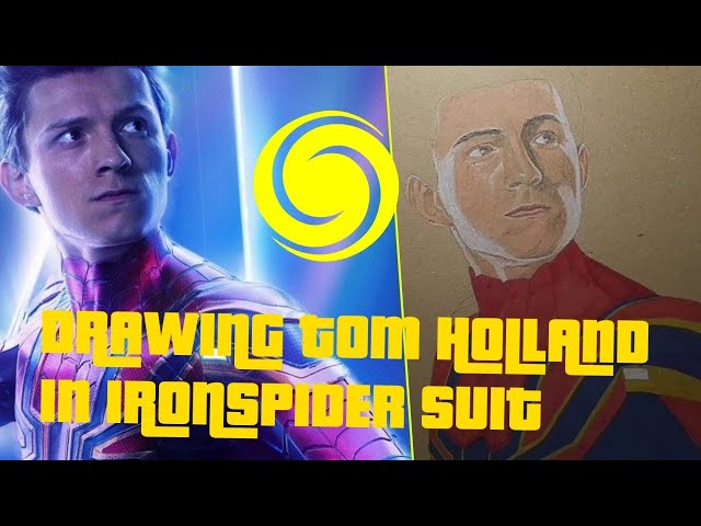 Drawing Avengers Infinity War: Drawing Iron Spider | bee2wolf