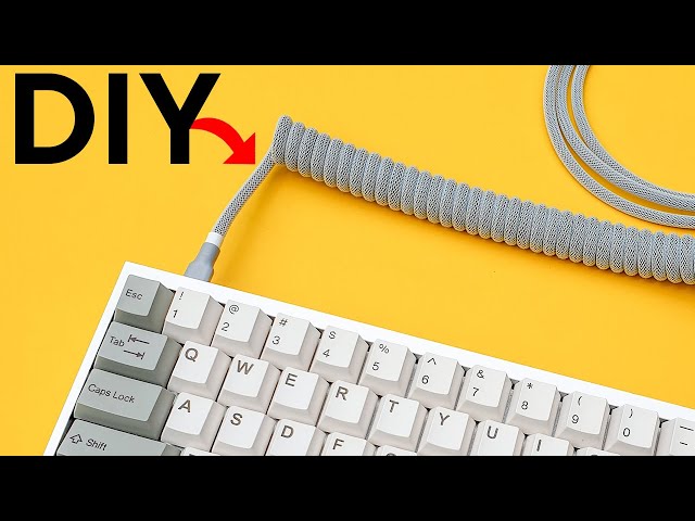 How to Coil a Keyboard Cable!
