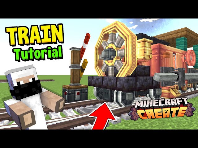 Ultimate Guide to TRAIN & STATION and More... | CREATE MOD TUTORIAL