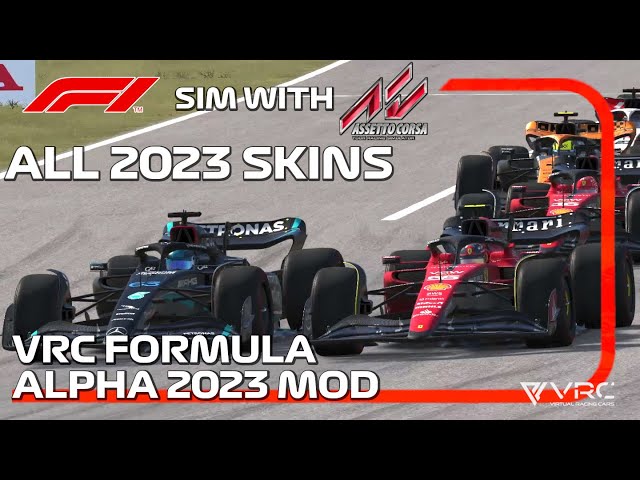 VRC Formula Alpha 2023 | All F1 Team Skins LINKS HERE