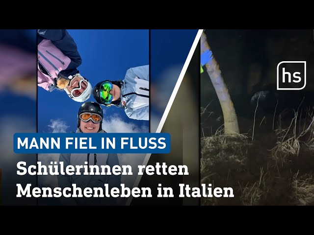 Schülerinnen aus Wetzlar retten Mann in Südtirol | hessenschau