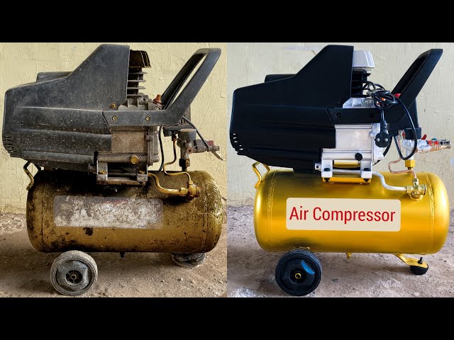Restoration Old Air Compressor Machine | Nothing is impossible | Restore air Compressor 30 Liter