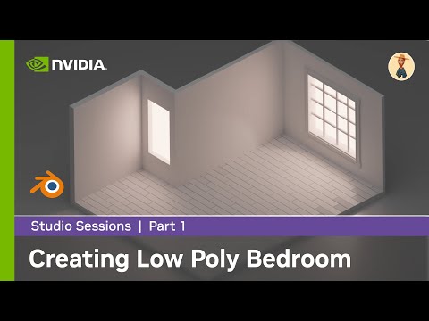 Creating Low Poly Bedroom in Blender w/ Nourhan Ismail