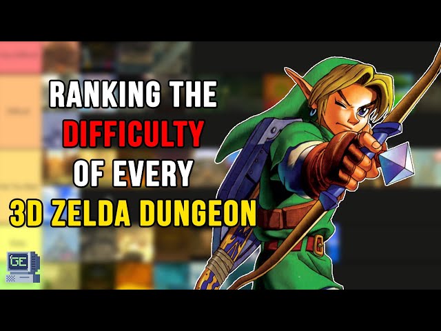 Ranking The Difficulty of Every 3D Zelda Dungeon | 3D Zelda Dungeon Difficulty Tier List