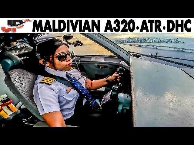 Maldivian Cockpit in Paradise on A320, ATR, Dash 8 & Seaplane