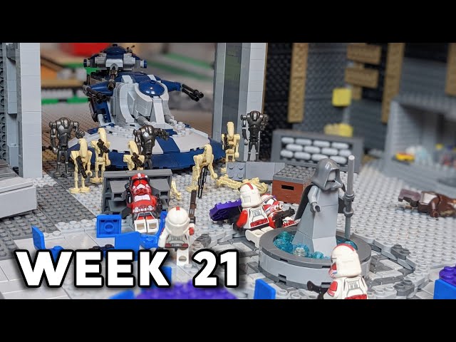 Building Coruscant In LEGO Week 21: Pizza Place On Coruscant? Creating The Entertainment Complex!