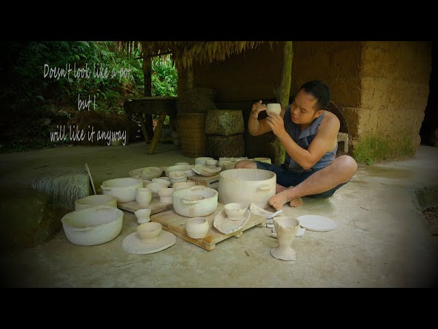 PRIMITIVE SKILLS: New and best clay pottery collection | Kitchen tools, DIY - Ep.143