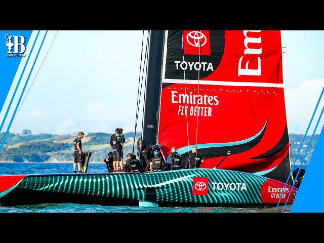 FIRST TO SAIL THE NEW AC75! | Day Summary - 12th April | America's Cup
