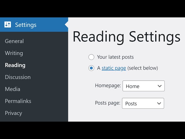 How to Configure Your WordPress Reading Settings