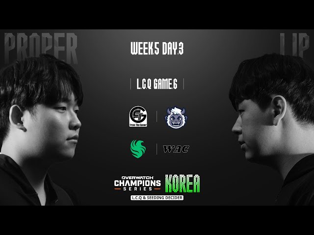 Overwatch Champions Series KOREA (OWCS KOREA) Week 5 Day 3