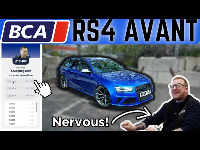 I Bought An Audi RS4 Avant From British Car Auctions!