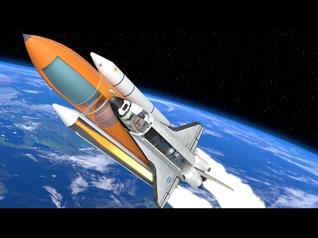 How did the Space Shuttle launch work?