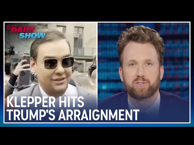 Jordan Klepper Meets George Santos at Trump's Arraignment | The Daily Show