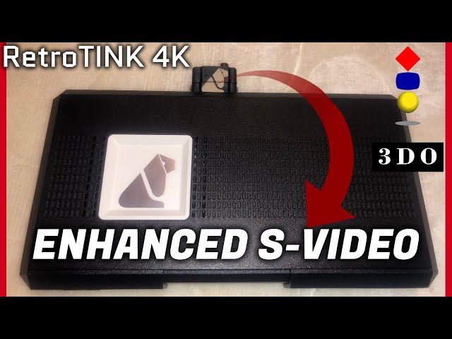RetroTINK 4K / S-Video Versus ENHANCED S-VIDEO (Super vídeo mejorado) con Panasonic 3do REVIEW/TEST