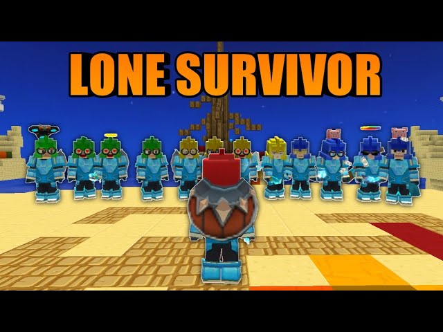 Lone Survivor Vs 12 Pro Players In Bedwars [Blockman GO]