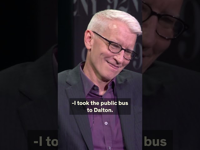 Andy Cohen makes fun of Anderson Cooper for taking the bus to private school