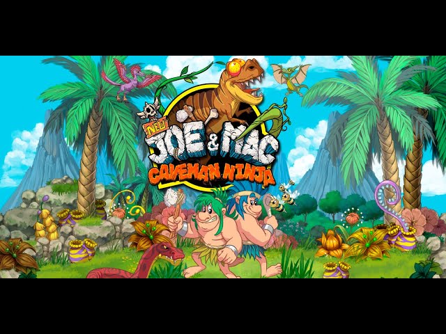 GAMEPLAY ITA - New Joe & Mac: Caveman Ninja - Bartop Arcade Cabinet 4K www.arcadecabinetmachine.com
