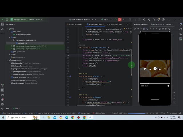 How to play a video from the Internet in Android Studio - Programming Tutorial