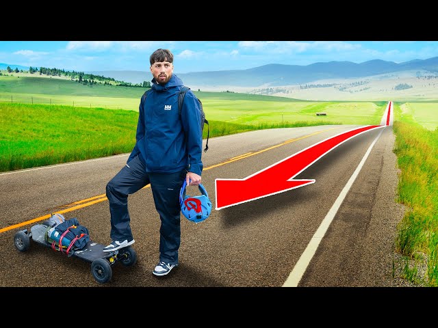 Crossing An Entire COUNTRY On An Electric Skateboard (part 1)
