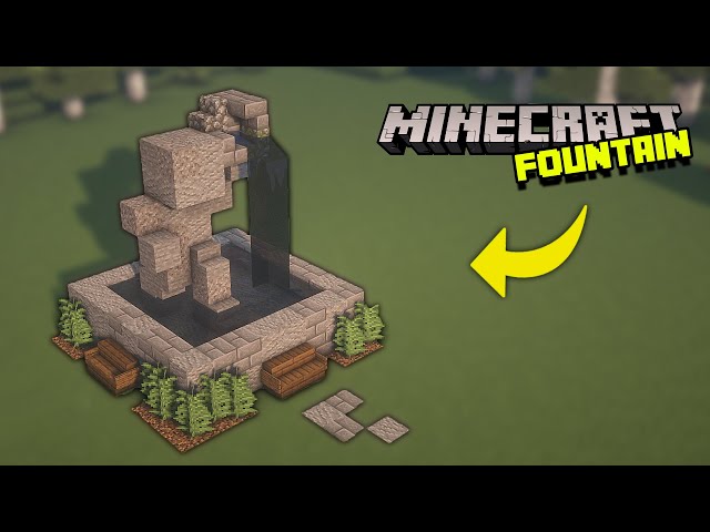 Minecraft: Fountain Tutorial / Designs