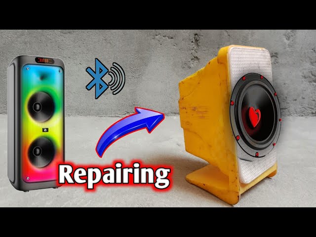 How To Repair A Bluetooth Speaker | अपने से घर पर Woofer Repair करे