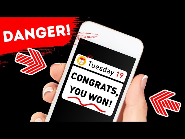 If You Get a Winning Message, Delete It Without Opening!