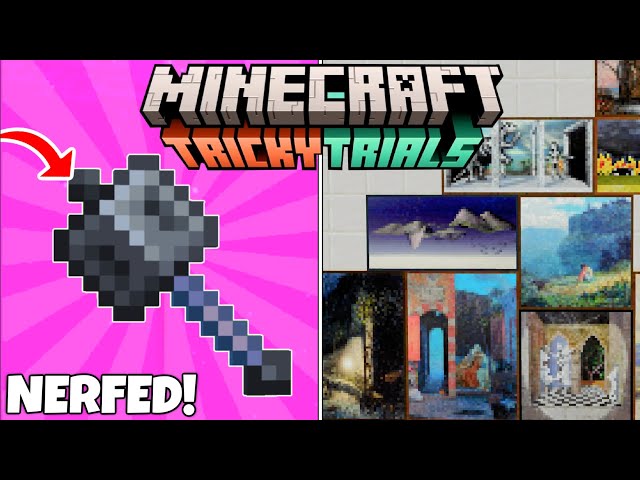MACE NERFS! NEW ITEMS, Music & Paintings! Minecraft 1.21 Tricky Trials