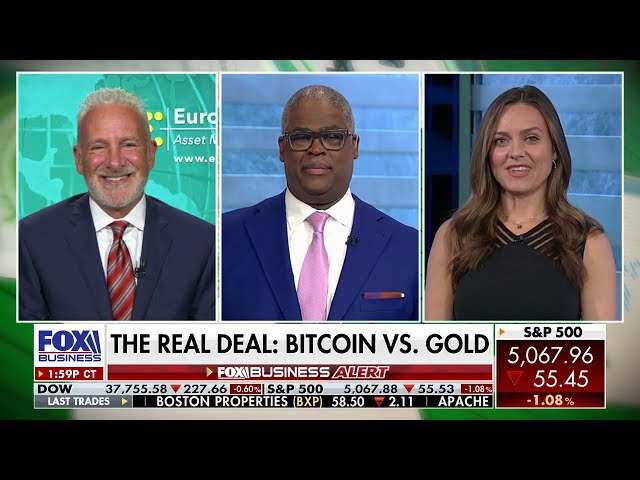 Gold Pumps as Bitcoin Dumps