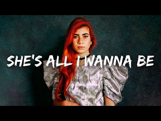 Tate McRae - she's all i wanna be (Lyrics)