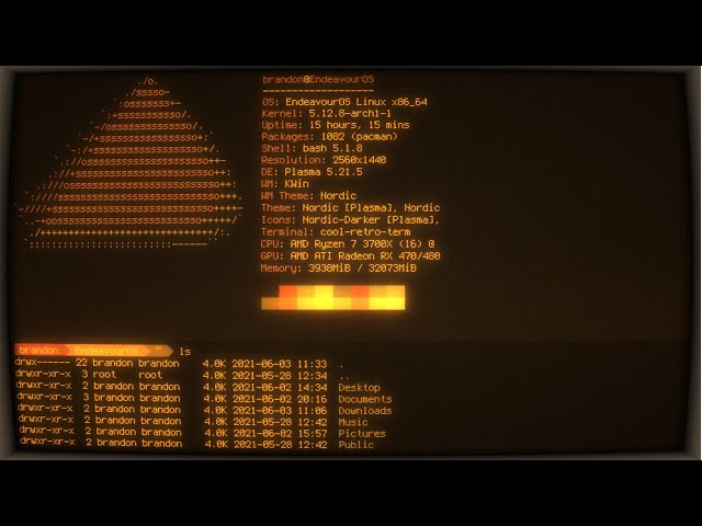 AWESOME Retro Linux Terminal Emulator - cool-retro-term