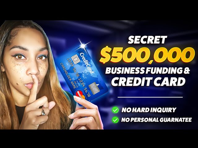 $500,000 Business Funding & Credit Card with No Hard Inquiry! Start Ups & Bad Credit OK! ✅