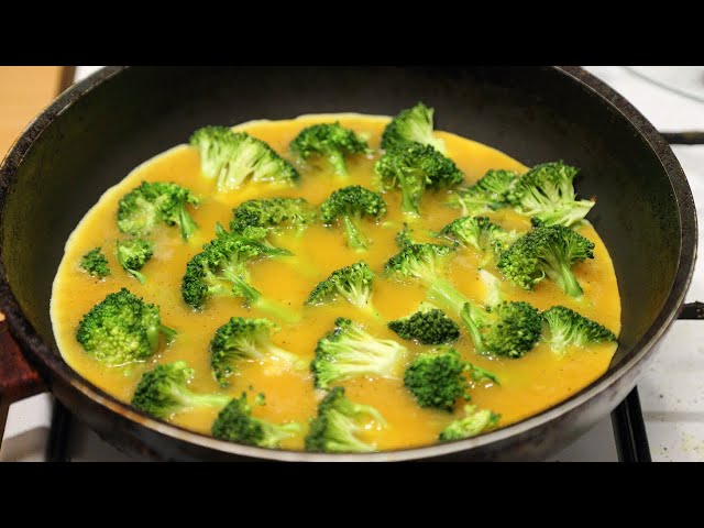 Do you have broccoli? - Then make this wonderful breakfast | Broccoli omelette