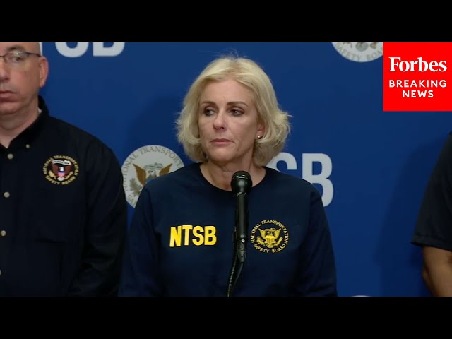 JUST IN: NTSB Chair Jennifer Homendy Holds A Press Briefing On Response To Baltimore Bridge Collapse