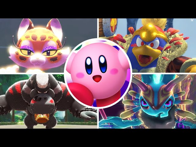 Kirby and the Forgotten Land - All Bosses