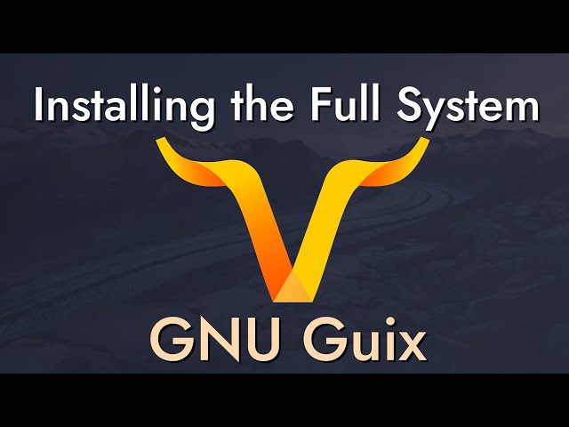 Installing Guix as a Complete GNU/Linux System