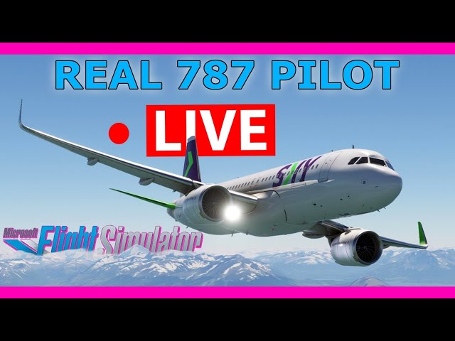 Real Airline Pilot Flies the A32NX Live to Spectacular Patagonia PLUS New Cockpit!