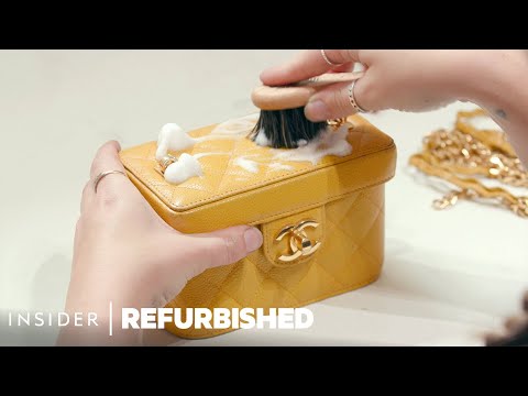 How A $4,000 Chanel Vanity Case Is Professionally Restored | Refurbished