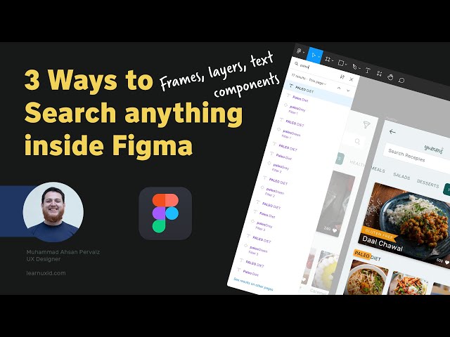 Search text, frames, components, and plugins in Figma - 3 Ways to Find anything in Figma