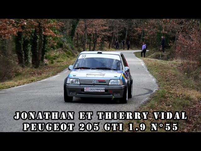 Rallye de Vaison la Romaine 2024 - Peugeot 205 GTI 1.9 N°55 - Jonathan et Thierry VIDAL
