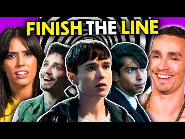 The Umbrella Academy Cast Tries To Finish The Line! | React