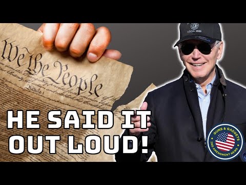 Biden Said The Quiet Part Out Loud! Wants To Ban WHAT?!